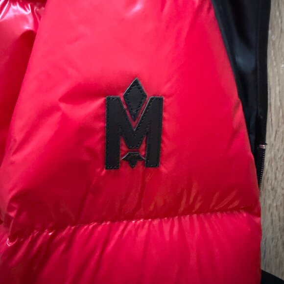 MACKAGE BUBBLE - REAGAN LUSTROUS LIGHT DOWN CROP JACKET WITH RIB WAIST - Picture 2 of 11